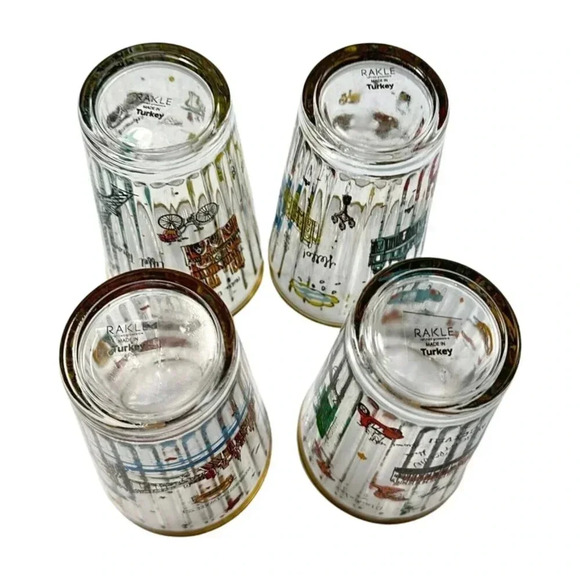 RAKLE Glasses Metropolitan Paris Rome London New York Glasses Lot 4 - Picture 10 of 12